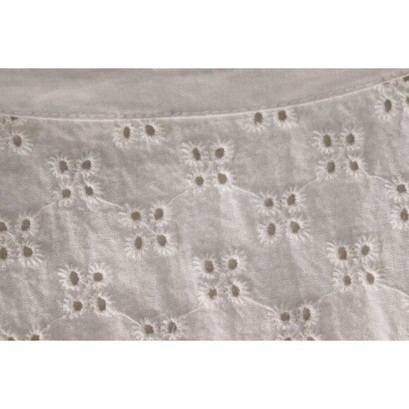 Wilfred Women's Small White Misha Dress Short Sleeve V-Neck Babydoll Mini $168 - Picture 4 of 7